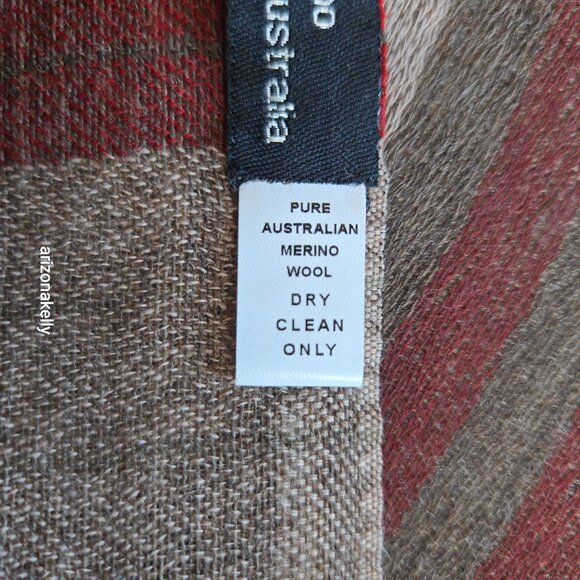 Opal Merino Striped Scarf Australia Fair-Trade Sustainable - Picture 6 of 16